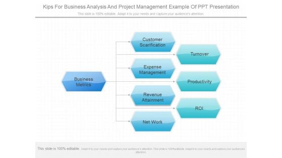 Kips For Business Analysis And Project Management Example Of Ppt Presentation