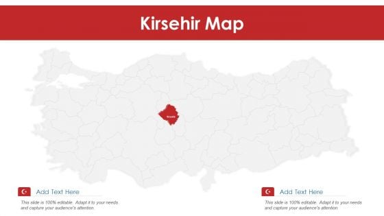 Kirsehir Map PowerPoint Presentation PPT Template PDF