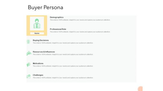 Know Your Customer Buyer Persona Ppt Gallery Graphics Example PDF