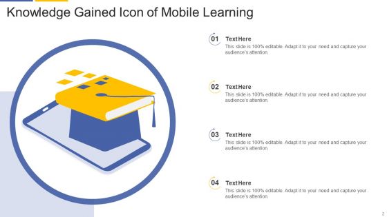 Knowledge Gained Icon Ppt PowerPoint Presentation Complete With Slides