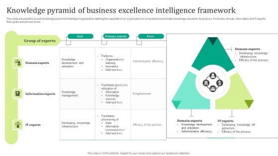 Knowledge Pyramid Of Business Excellence Intelligence Framework Rules PDF