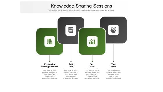 Knowledge Sharing Sessions Ppt PowerPoint Presentation Ideas Shapes Cpb Pdf