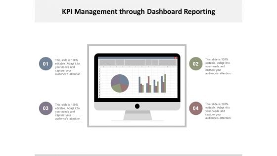 Kpi Management Through Dashboard Reporting Ppt Powerpoint Presentation Layouts Slides