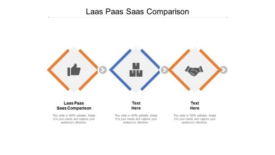 Laas Paas Saas Comparison Ppt PowerPoint Presentation Infographics Samples Cpb