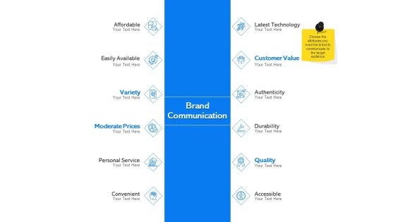 Label Building Initiatives Brand Communication Ppt Slide Download PDF