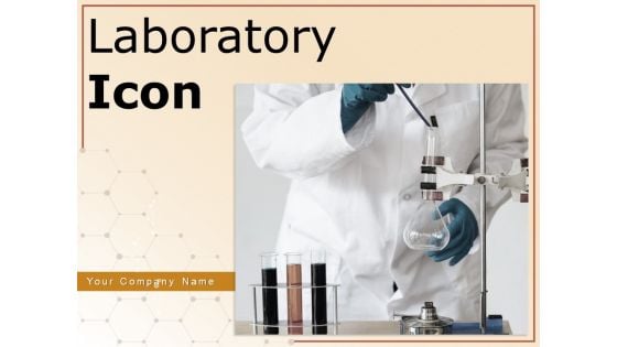 Laboratory Icon Testing Icon Medical Testing Blood Pressure Ppt PowerPoint Presentation Complete Deck