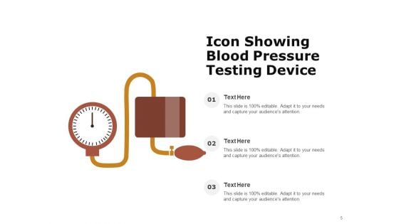 Laboratory Icon Testing Icon Medical Testing Blood Pressure Ppt PowerPoint Presentation Complete Deck