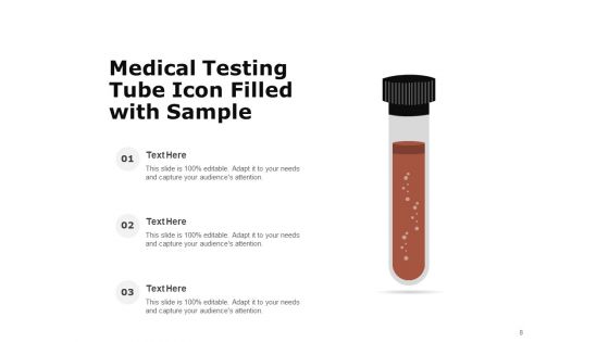 Laboratory Icon Testing Icon Medical Testing Blood Pressure Ppt PowerPoint Presentation Complete Deck