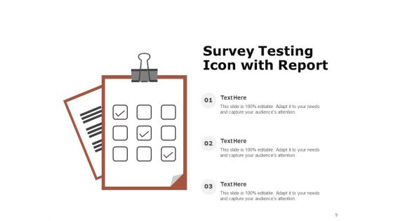 Laboratory Icon Testing Icon Medical Testing Blood Pressure Ppt PowerPoint Presentation Complete Deck