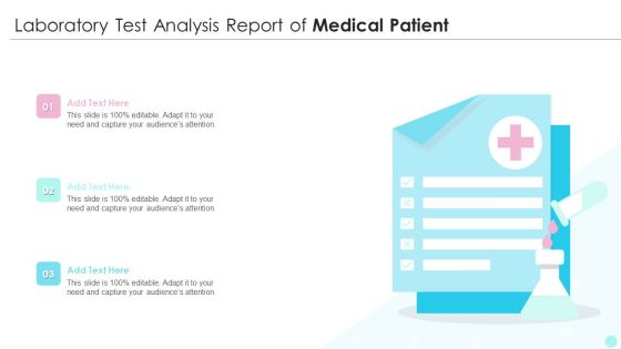 Laboratory Test Analysis Report Of Medical Patient Topics PDF