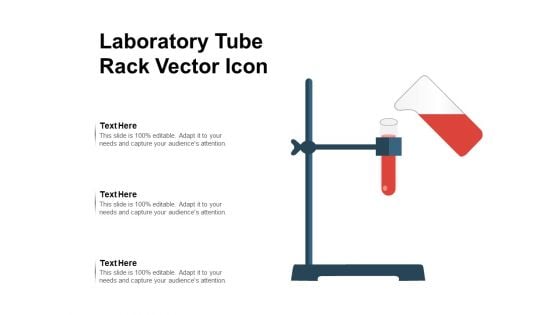 Laboratory Tube Rack Vector Icon Ppt PowerPoint Presentation Icon Layouts PDF