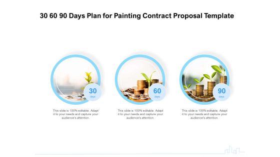 Land Holdings Building 30 60 90 Days Plan For Painting Contract Proposal Template Diagrams PDF