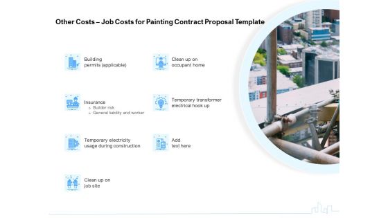 Land Holdings Building Other Costs Job Costs For Painting Contract Proposal Template Information PDF