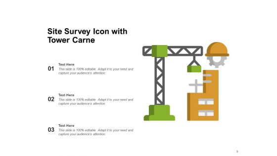 Land Surveying Icon Team Equipment Ppt PowerPoint Presentation Complete Deck