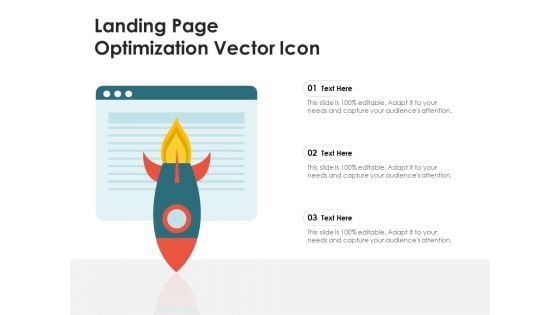 Landing Page Optimization Vector Icon Ppt PowerPoint Presentation Professional Design Inspiration PDF