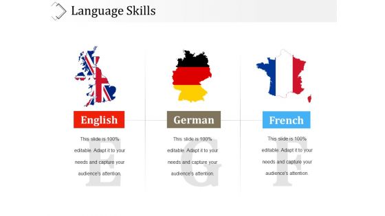 Language Skills Ppt PowerPoint Presentation Model Example