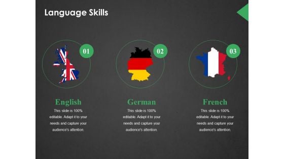 Language Skills Ppt PowerPoint Presentation Outline Format