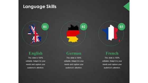 Language Skills Ppt PowerPoint Presentation Outline Format