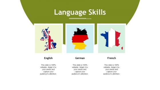 Language Skills Ppt PowerPoint Presentation Professional Objects