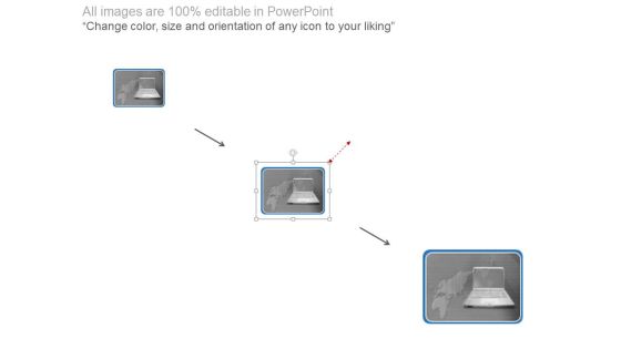 Laptop With Map For Geographical Location Powerpoint Slides Slide02