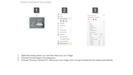 Laptop With Map For Geographical Location Powerpoint Slides Slide03