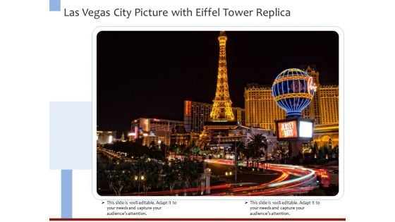 Las Vegas City Picture With Eiffel Tower Replica Ppt PowerPoint Presentation Model Skills PDF