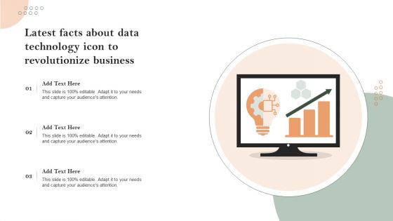 Latest Facts About Data Technology Icon To Revolutionize Business Elements PDF