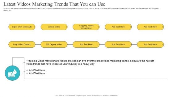 Latest Videos Marketing Trends That You Can Use Playbook For Social Media Platform Brochure PDF Latest Videos Marketing Trends That You Can Use Playbook For Social Media Platform Brochure PDF