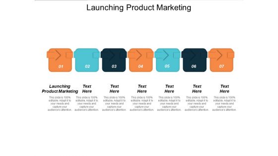 Launching Product Marketing Ppt PowerPoint Presentation Infographics Example Cpb