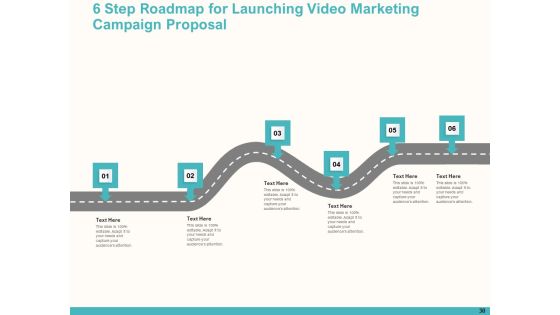 Launching Video Marketing Campaign Proposal Ppt PowerPoint Presentation Complete Deck With Slides Slide30