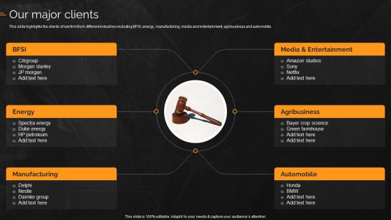Law And Enforcement Company Profile Our Major Clients Microsoft PDF Law And Enforcement Company Profile Our Major Clients Microsoft PDF