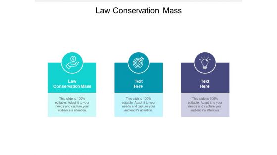 Law Conservation Mass Ppt PowerPoint Presentation Infographic Template Graphics Example Cpb Pdf