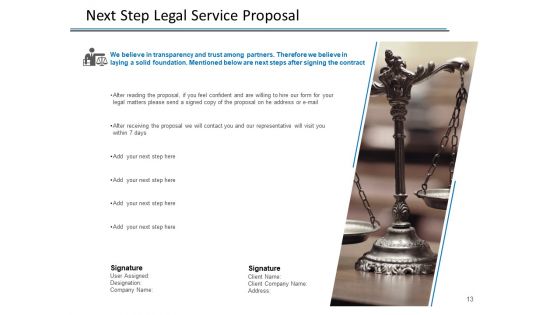 Law Firm Service Proposal Ppt PowerPoint Presentation Complete Deck With Slides
