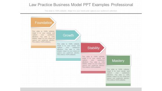 Law Practice Business Model Ppt Examples Professional