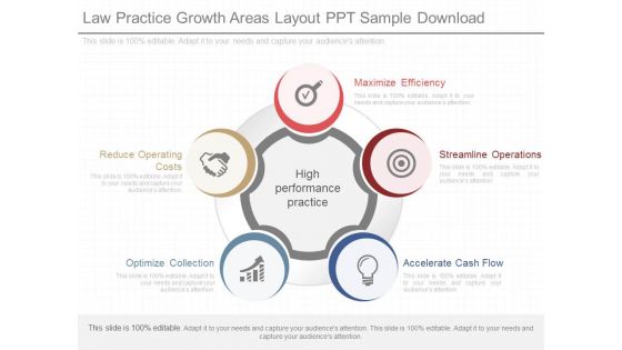 Law Practice Growth Areas Layout Ppt Sample Download
