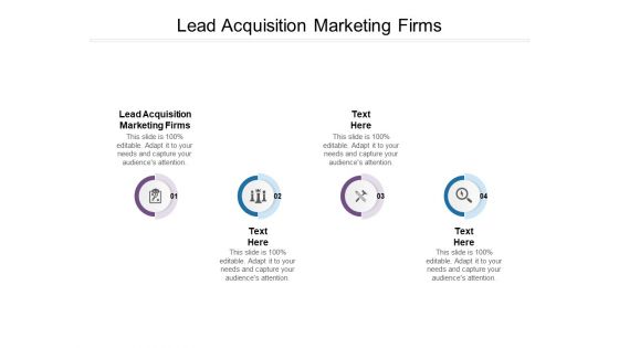 Lead Acquisition Marketing Firms Ppt PowerPoint Presentation Inspiration Brochure Cpb Pdf