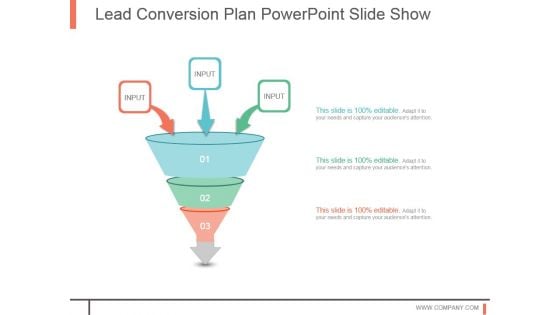 Lead Conversion Plan Powerpoint Slide Show