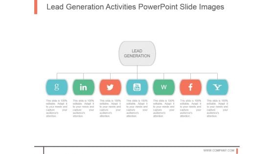 Lead Generation Activities Powerpoint Slide Images