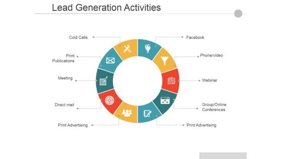 Lead Generation Activities Ppt PowerPoint Presentation Styles Information