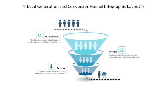 Lead Generation And Conversion Funnel Infographic Layout Ppt PowerPoint Presentation File Background PDF
