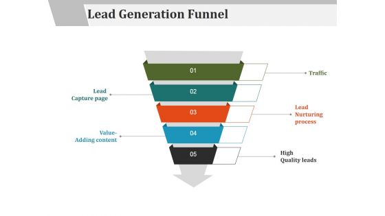 Lead Generation Funnel Ppt PowerPoint Presentation Gallery Designs