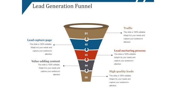 Lead Generation Funnel Ppt PowerPoint Presentation Infographics Background