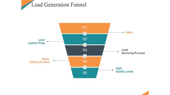 Lead Generation Funnel Ppt PowerPoint Presentation Professional Format Ideas