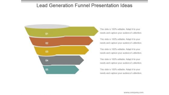 Lead Generation Funnel Presentation Ideas