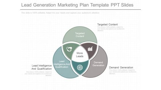 Lead Generation Marketing Plan Template Ppt Slides