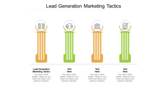 Lead Generation Marketing Tactics Ppt PowerPoint Presentation Pictures Portrait Cpb Pdf