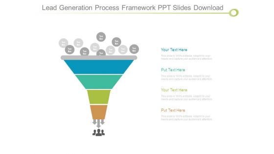 Lead Generation Process Framework Ppt Slides Download