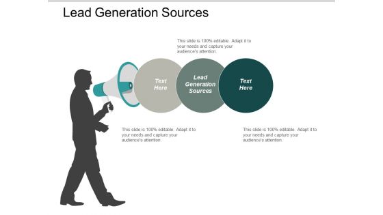 Lead Generation Sources Ppt PowerPoint Presentation Infographic Template Objects