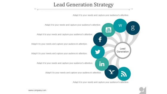 Lead Generation Strategy Ppt PowerPoint Presentation Ideas