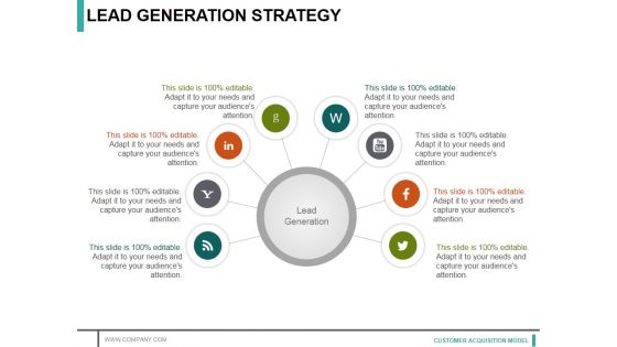 Lead Generation Strategy Ppt PowerPoint Presentation Infographic Template Templates